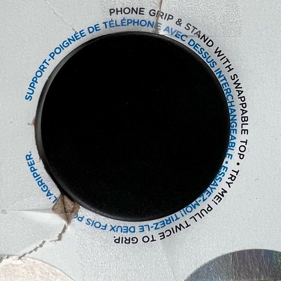 PopSockets PopGrip with Swappable Top for Phones and Tablets - Black - Picture 5 of 5